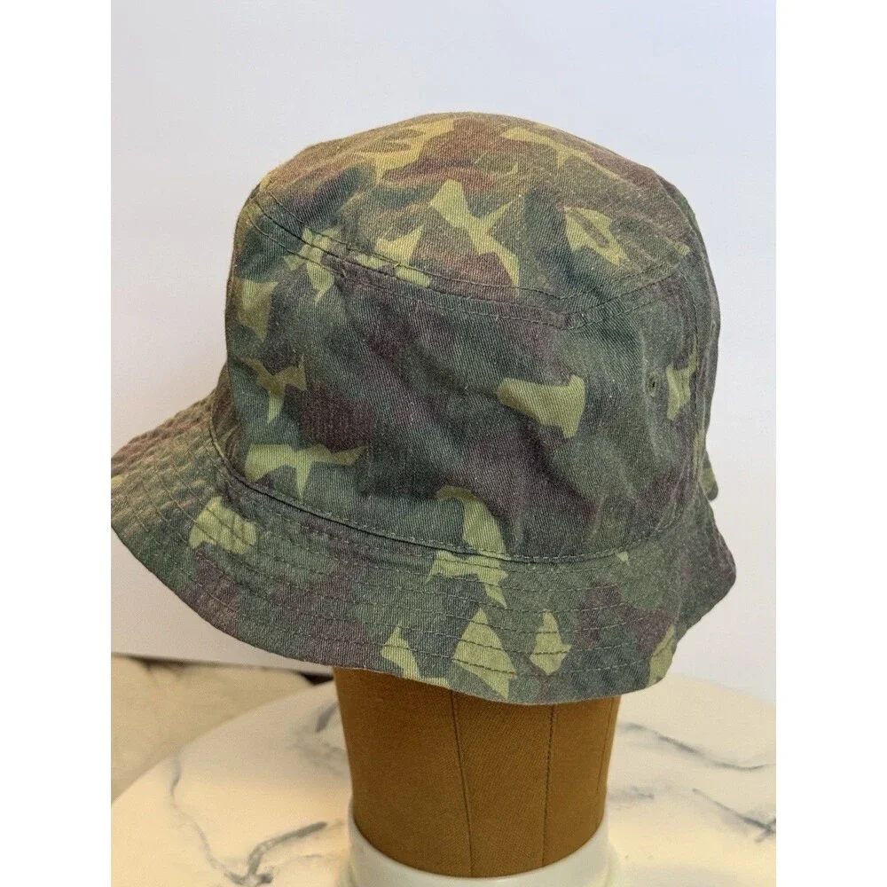 Levis Camouflage Bucket Hat Mens Large XL Cotton Reversible Camo Sun Cap Beach
